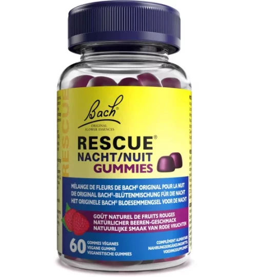 Rescue Nuit Gummies Fraise x 60