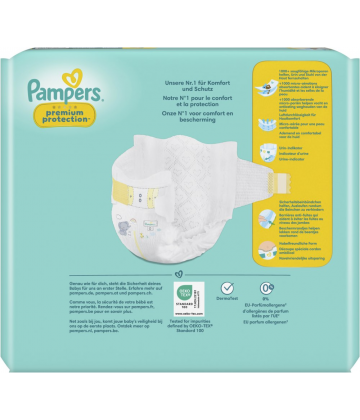 Pampers Couches Premium Protection x 22