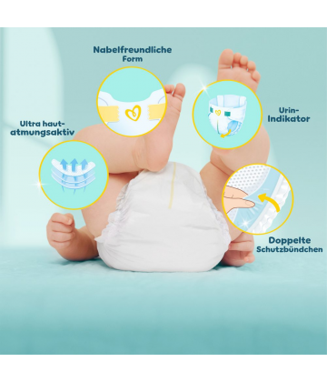 Pampers Couches Premium Protection x 22