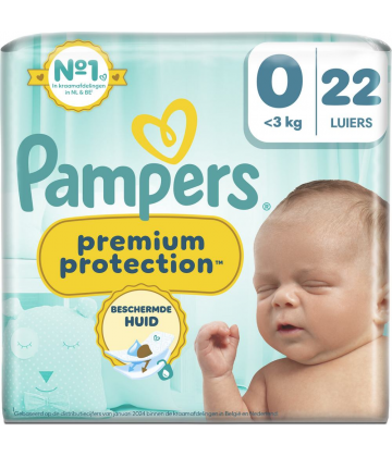 Pampers Couches Premium Protection x 22