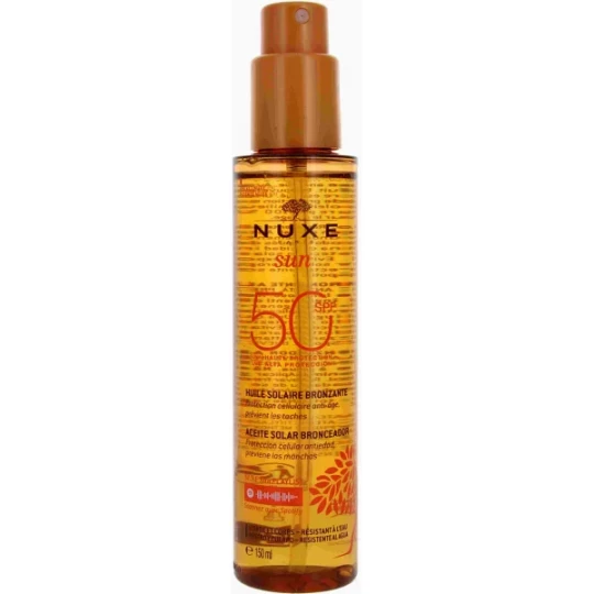 Nuxe Sun Huile Solaire Bronzante SPF50 150 ml