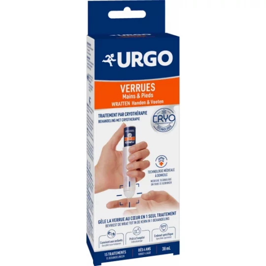 Urgo Verrues Cryothérapie Flacon 38 ml