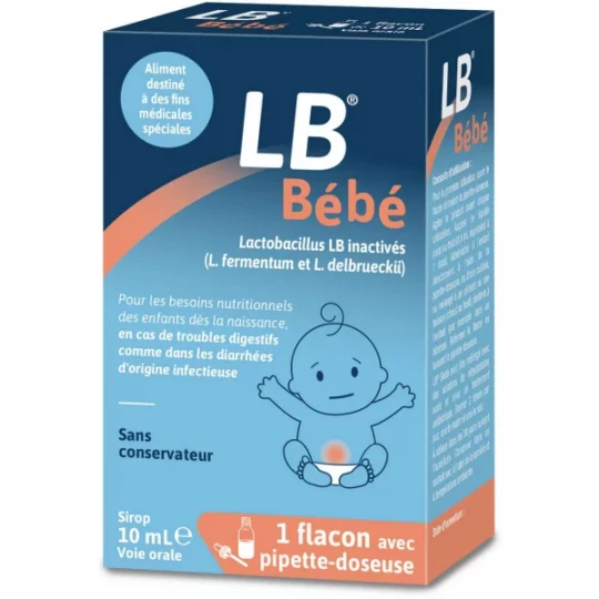 Lacteol LB Bébé Sirop Aliment Dietetique 10 ml