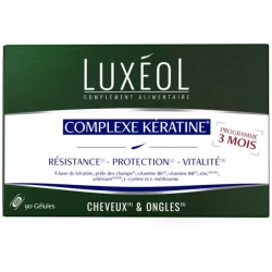 Luxéol Complexe Kératine Gélules x 90