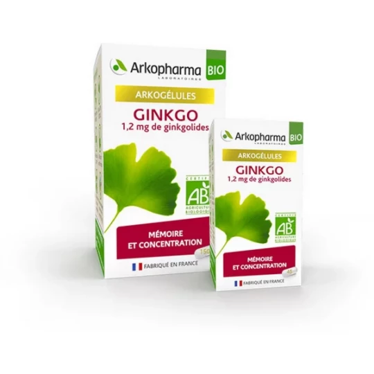 Arkopharma ArkoGélules Bio Gingko Gélules x 150 + 45 Offertes