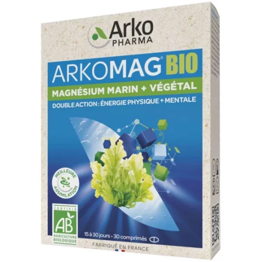 Arkopharma Arkomag Double Magnésium Bio Gélules x 30