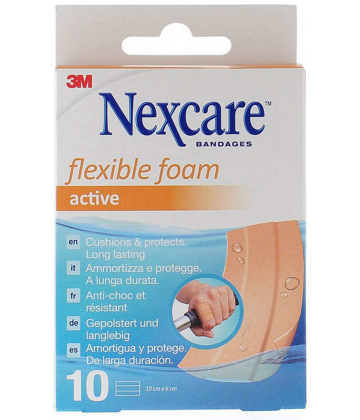 3M Nexcare Active Bandes 10 cm x 6 cm  x 10
