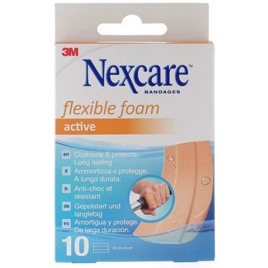 3M Nexcare Active Bandes 10 cm x 6 cm  x 10