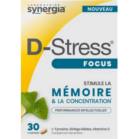 Synergia D-Stress Focus Comprimés x 30