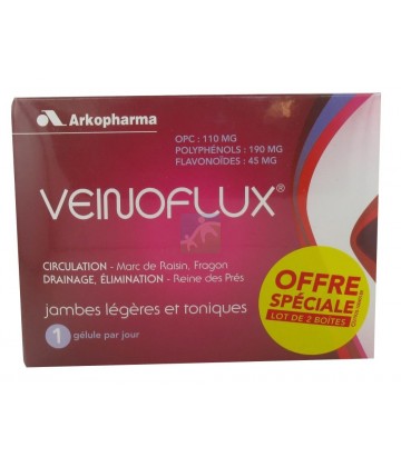 Arkopharma Veinoflux Jambes Légères et Toniques 2 x 30 (NSFP)