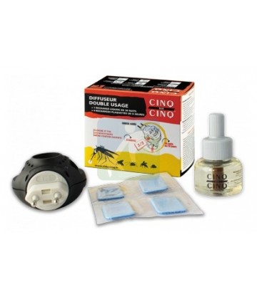 Cinq sur Cinq Diffuseur Anti-Moustiques Double Usage