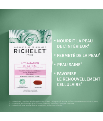 Richelet Hydratation de la Peau Capsules x 30