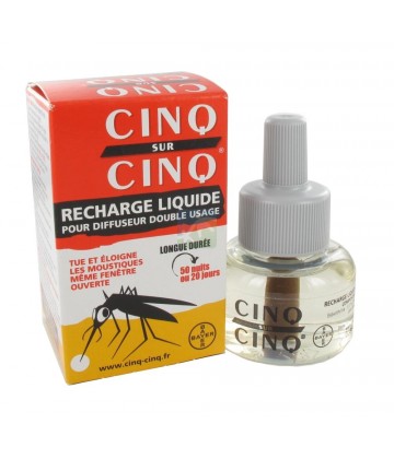 Cinq sur Cinq Recharge Liquide pour diffuseur double usage