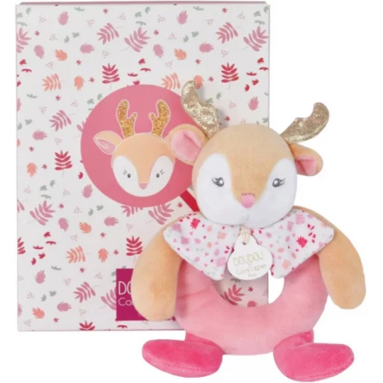Doudou et Compagnie Mini Doudou Hochet 20 cm