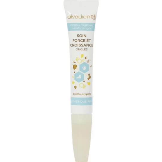 Alvadiem Soin Force Croissance Ongles Tube Pinceau 10 ml