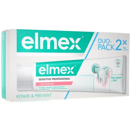Elmex Dentifrice Sensitive Professional 2x75 ml
