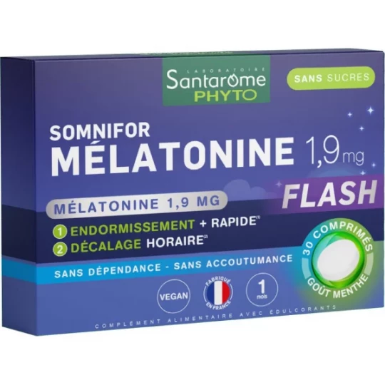Santarome Somnifor Mélatonine 1.9 mg Comprimés x 30