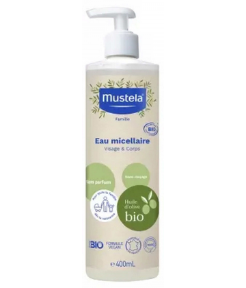 Mustela Eau Micellaire Bio Sans Rinçage 400 ml