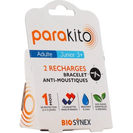 Para'Kito Recharges Bracelet Anti Moustiques x 2