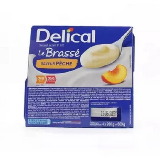 Delical Le Brassé Pêche HP/HC 4 x 200 g