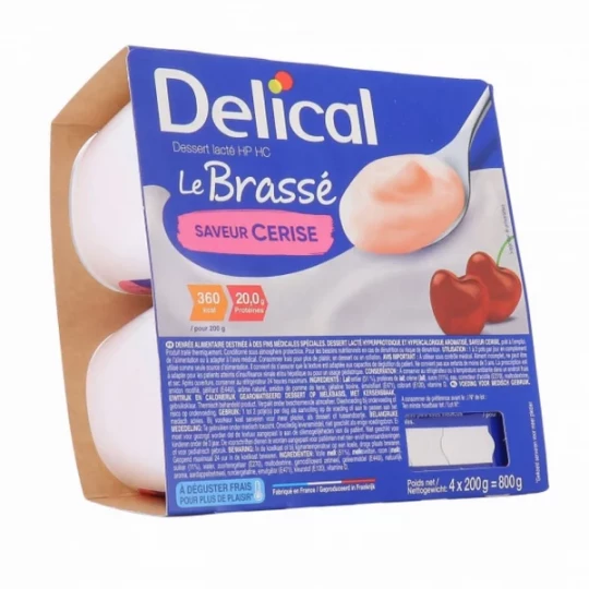 Delical Le Brassé Cerise HP/HC 4 x 200 g