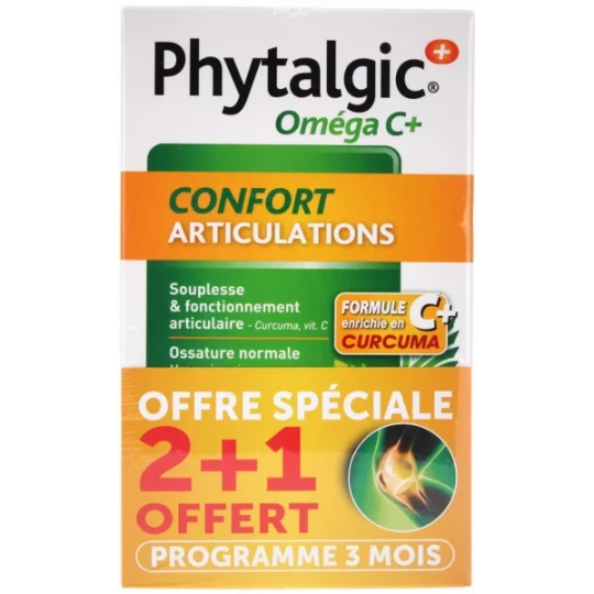 Phytalgic+ Omega C+ Caps60 Tripack de 180