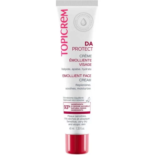 Topicrem DA Crème Émolliente Visage 40 ml