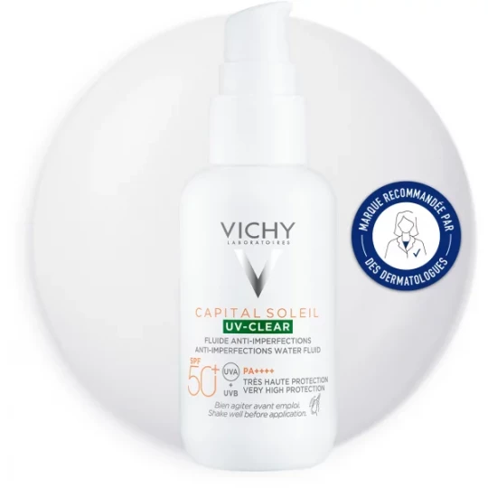 Vichy Capital Soleil UV-Clear Fluide Anti-Imperfections SPF50+ 40 ml