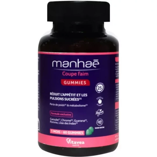 Manhaé Coupe Faim Gummies x 60