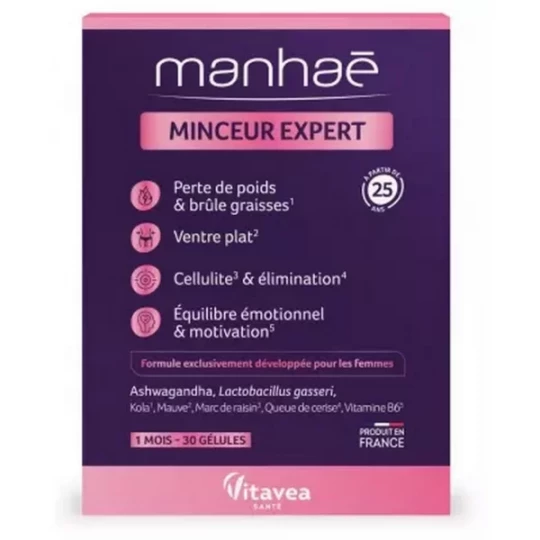 Manhaé Minceur Expert Gélules x 30