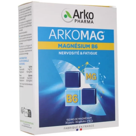 Arkopharma Arkomag Magnésium Vitamine B6 Gélules - image 2