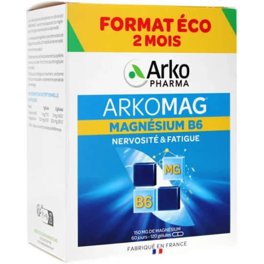 Arkopharma Arkomag Magnésium Vitamine B6 Gélules
