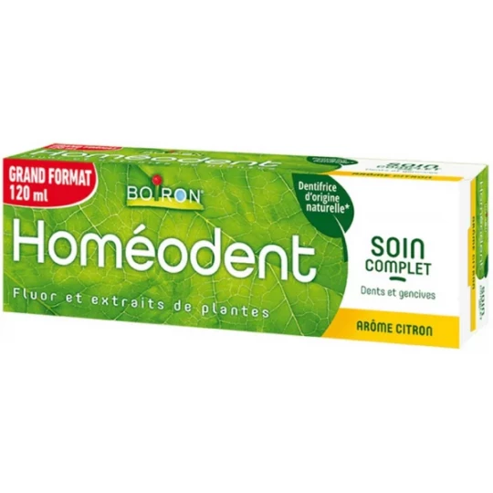Boiron Homéodent Soin Complet Dents Gencives Citron 120 ml