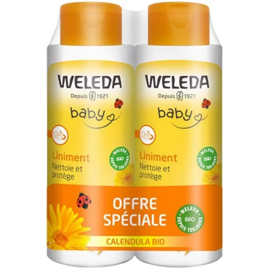 Weleda Baby Liniment Flacon 2 x 400 ml