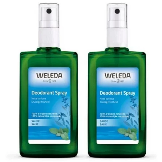 Weleda Déodorant Spray Sauge 2 x 100 ml