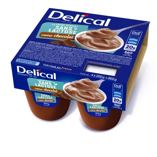 Delical Crème Dessert HP/HC Sans Lactose 4 x 200 g - image 7