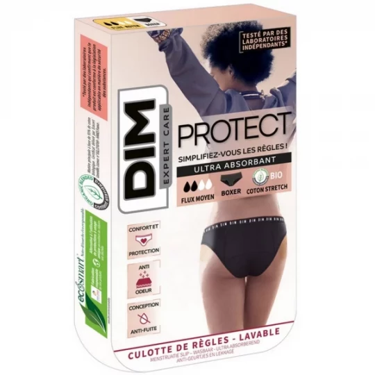 DIM Protect Boxer Menstruel Flux Moyen