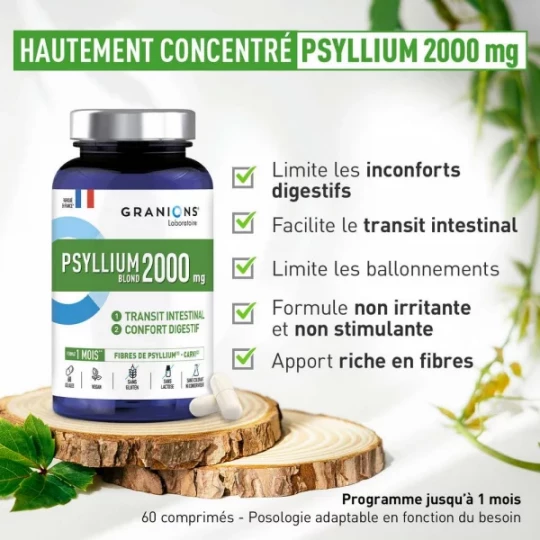 Granions Psyllium 2000 mg x 60 - image 4