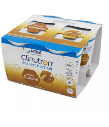 Clinutren Dessert HP/HC+ 2 kcal Caramel 4 X 200 g
