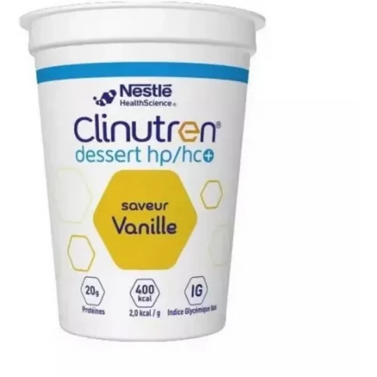 Clinutren Dessert HP/HC+ Saveur Vanille 4 x 200 g