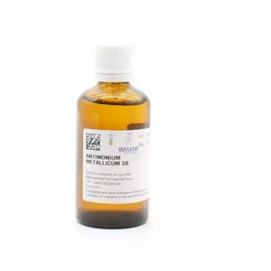 Weleda Antimonium Metallicum Solution Buvable D8 60 ml