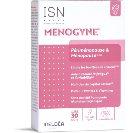 Menogyne Périménopause & Ménopause Gélules x 60