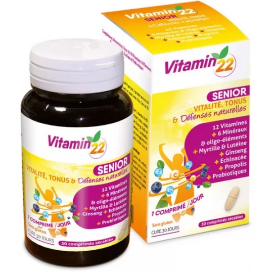 Vitamin'22 Senior Comprimés x 30