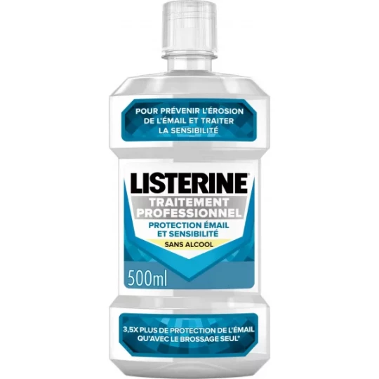 Listerine Bain de Bouche Traitement Professionnel Sensibilité 500 ml