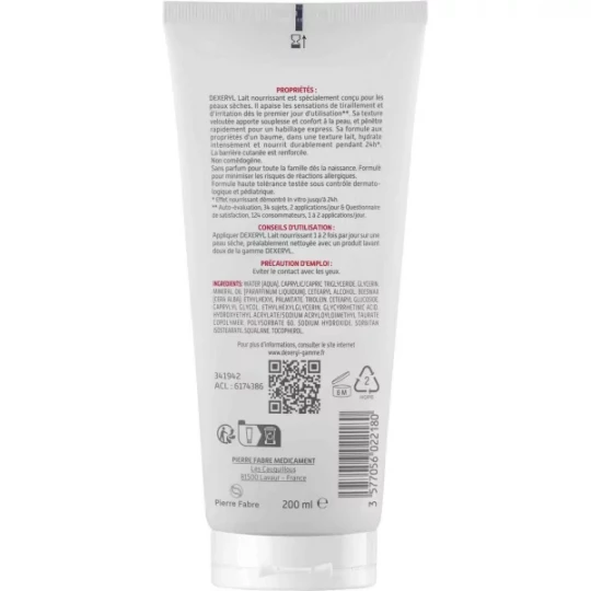 Dexeryl Lait Nourrissant 200 ml - image 4