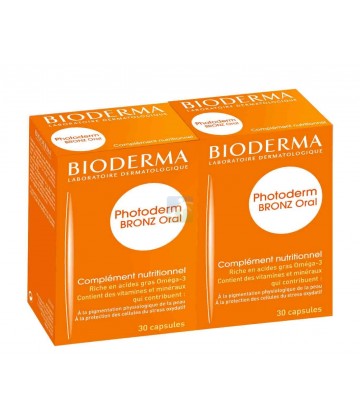 Bioderma Photoderm Bronz Oral Cure 2 x 30 capsules