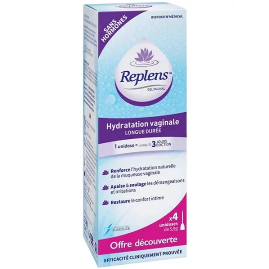 Replens Gel Vaginal Unidoses x 4