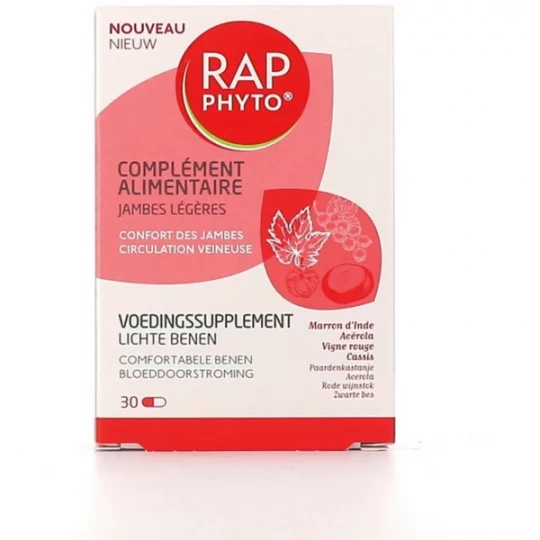 Rap Phyto Bio Complément Alimentaire Jambes Légères + Gel Fraîcheur Jambes Légères Menthol 150 ml