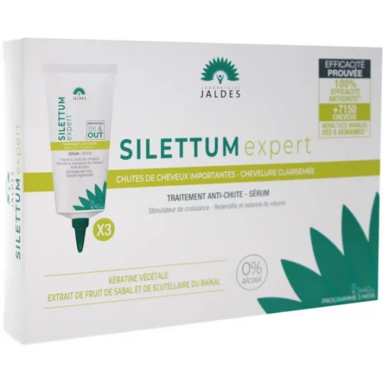 Silettum Expert Sérum Antichute Cheveux 3 x 40 ml