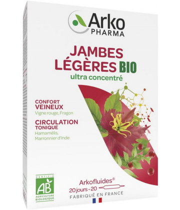ArkoFluides Jambes Légères Bio x 20